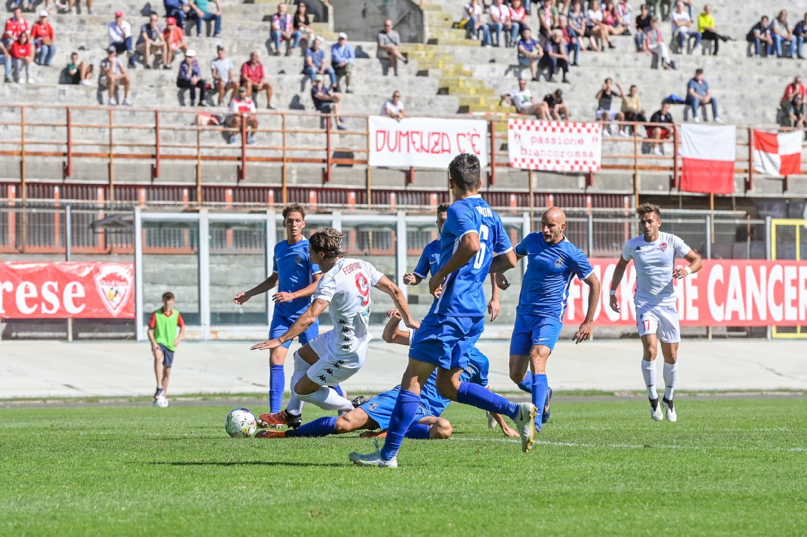 VARESE CALCIO SERIE D CITTA’ DI VARESE VS. SEREGNO NELLA FOTO AZIONE VARESE DI FERRARIO CARLO EMANUELE