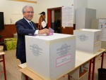 TURATE GIANFRANCO LIBRANDI AL VOTO ELEZIONI 2022