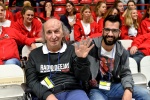 VARESE BASKET FIBA EUROPE CUP VARESE VS SODERTALIE KINGS BRUNO ARENA DEI FICHI D'INDIA CON IL FIGLIO