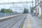 ALBIZZATE STAZIONE FERROVIARIA E ZONA BINARI DOVE E’ STATO TRAVOLTO IL RAGAZZO LA NOTTE SCORSA