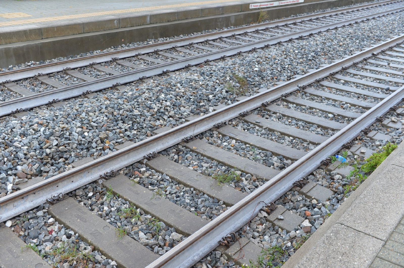ALBIZZATE STAZIONE FERROVIARIA E ZONA BINARI DOVE EÕ STATO TRAVOLTO IL RAGAZZO LA NOTTE SCORSA