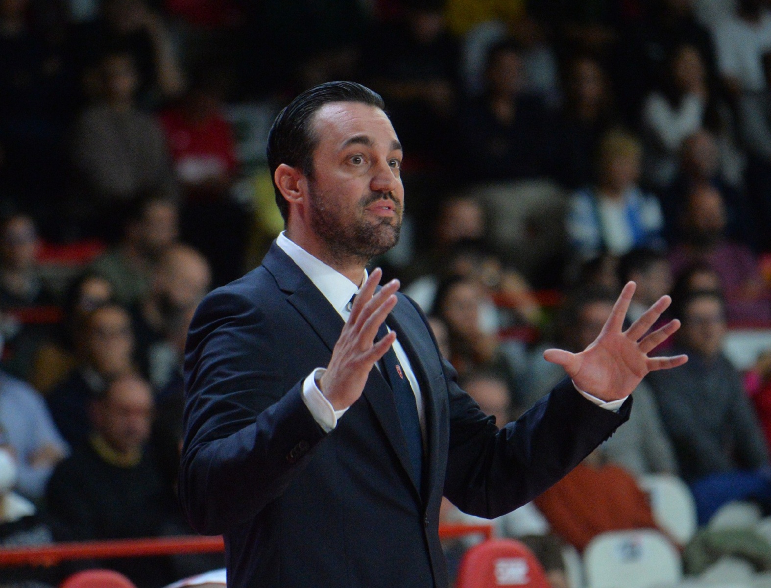 VARESE BASKET OPENJOBMETIS VARESE-DINAMO SASSARI NELLA FOTO BRASE