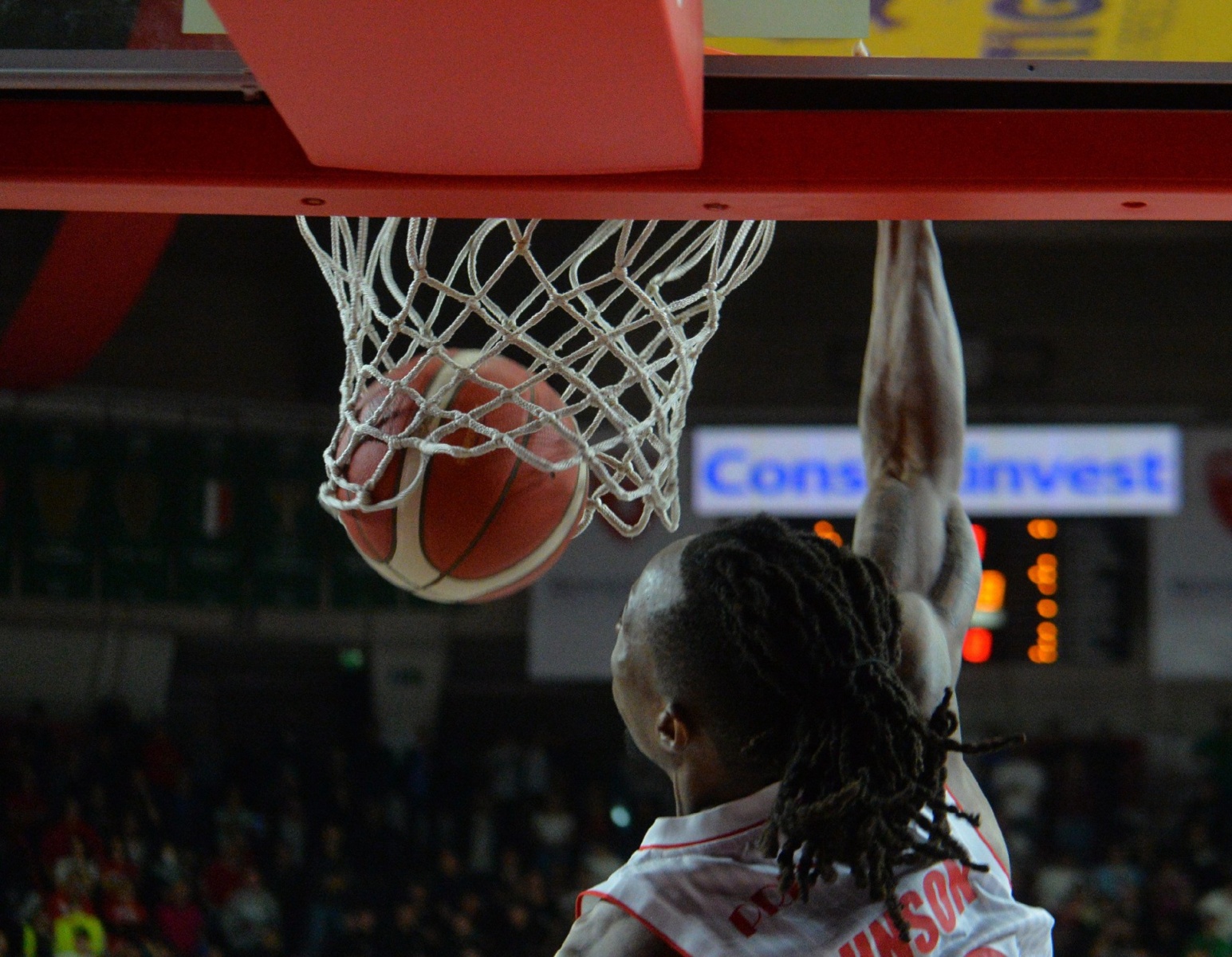 VARESE BASKET OPENJOBMETIS VARESE-DINAMO SASSARI NELLA FOTO JOHNSON