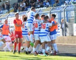 BUSTO ARSIZIO PRO PATRIA PRO VERCELLI CALCIO NELLA FOTO ESULTANZA SAPORETTI