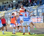 BUSTO ARSIZIO PRO PATRIA PRO VERCELLI CALCIO NELLA FOTO ESULTANZA SAPORETTI