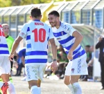 BUSTO ARSIZIO PRO PATRIA PRO VERCELLI CALCIO NELLA FOTO SAPORETTI