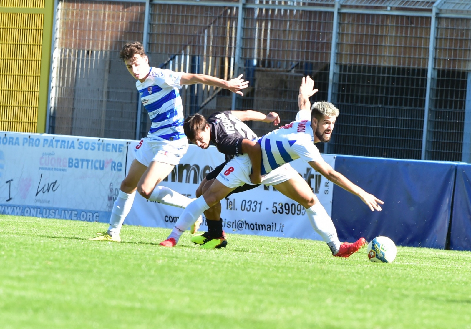 BUSTO ARSIZIO PRO PATRIA PRO VERCELLI CALCIO NELLA FOTO BRIGNOLI