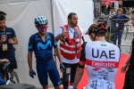 CICLISMO 101ESIMA EDIZIONE TRA VALLI VARESINE 2022 NELLA FOTO ALEJANDRO VALVERDE CON TADEJ POGACAR