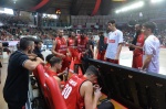 VARESE BASKET OPENJOBMETIS VARESE-TRENTO NELLA FOTO TIME OUT