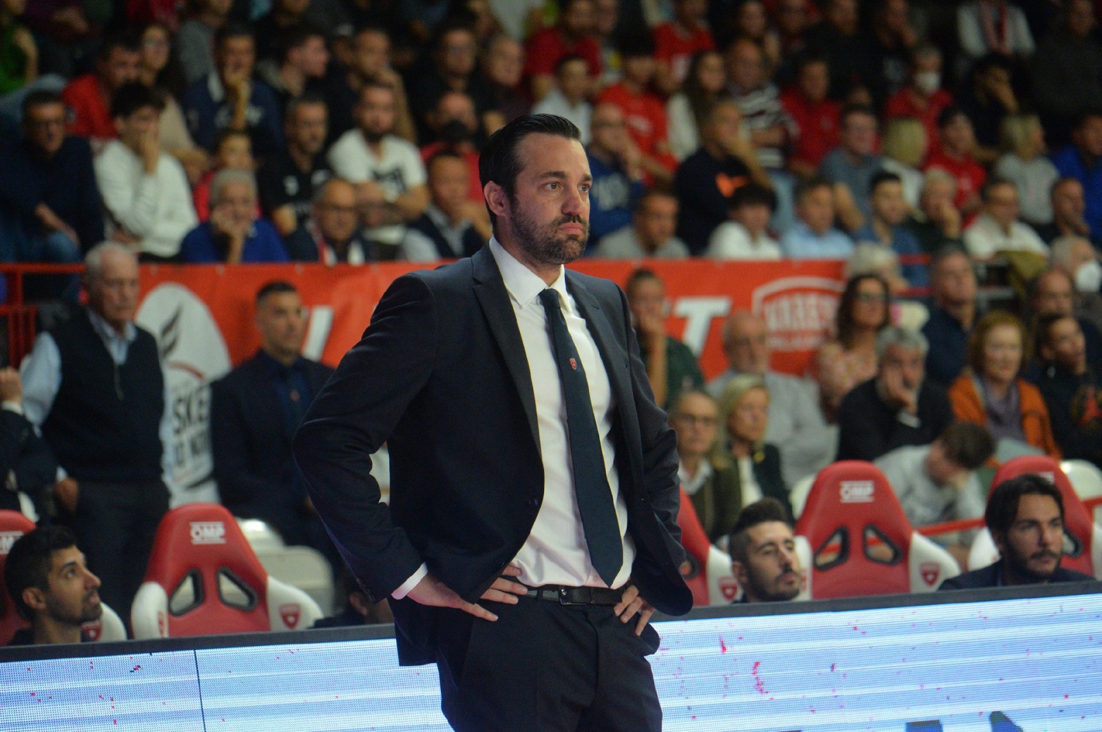 VARESE BASKET OPENJOBMETIS VARESE-TRENTO NELLA FOTO BRASE