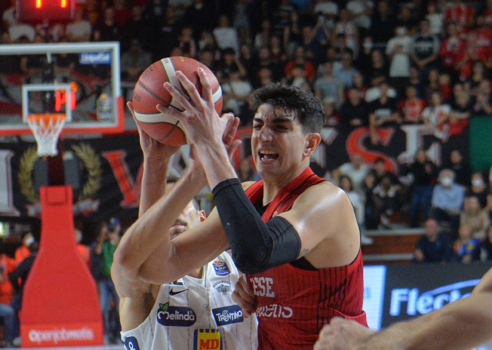 VARESE BASKET OPENJOBMETIS VARESE-TRENTO NELLA FOTO CARUSO