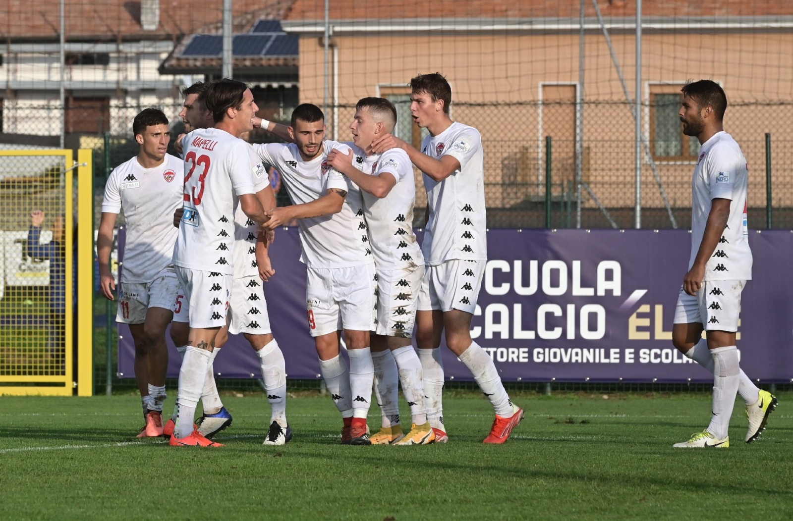 VENEGONO SUPERIORE CALCIO SERIE D COPPA ITALIA VARESINA VS. CITTA’ DI VARESE NELLA FOTO ESULTANZA VARESE