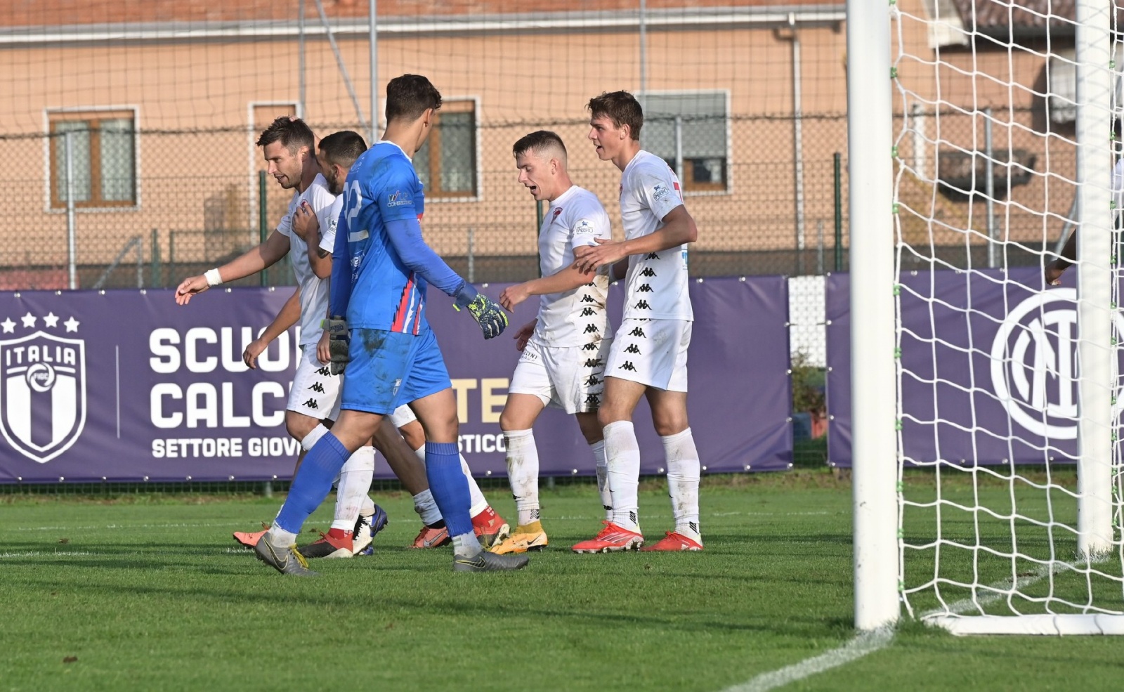 VENEGONO SUPERIORE CALCIO SERIE D COPPA ITALIA VARESINA VS. CITTA’ DI VARESE NELLA FOTO ESULTANZA VARESE