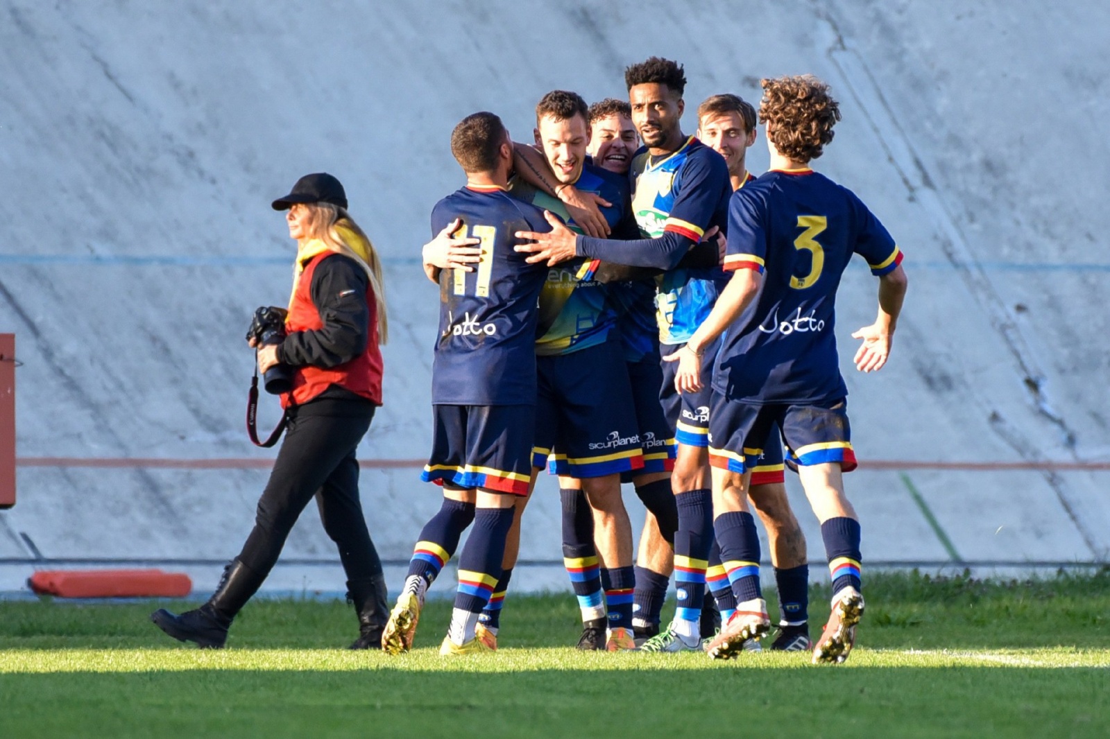 VARESE CALCIO SERIE D CITTA’ DI VARESE VS. SONA NELLA FOTO ESULTANZA SONA VIKTOR EKBLOM=