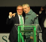VARESE UMBERTO BOSSI LEGA NORD CON MARONI