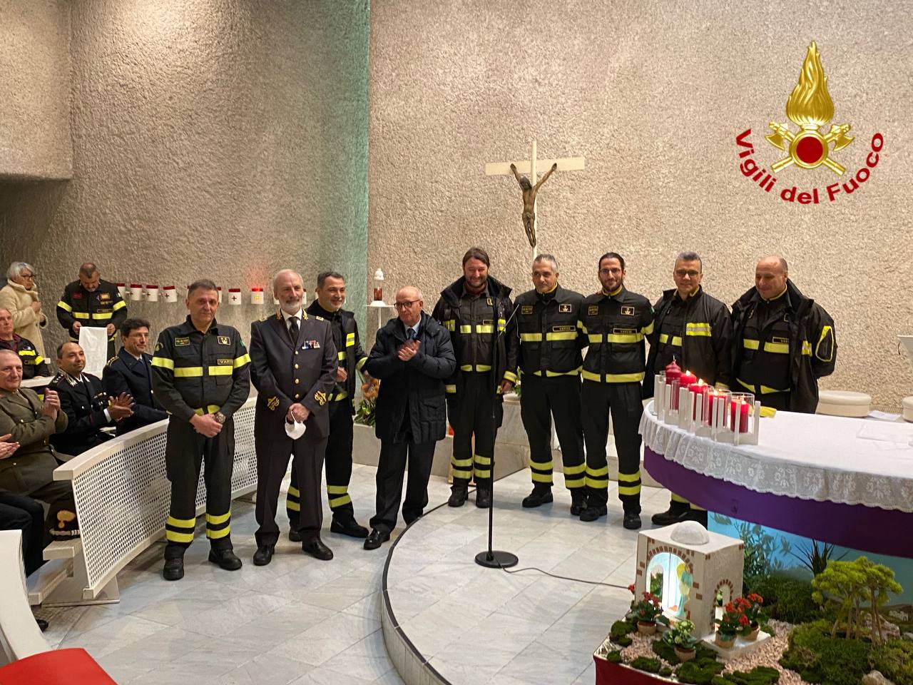 Vigili del fuoco Varese - Celebrazioni Santa Barbara