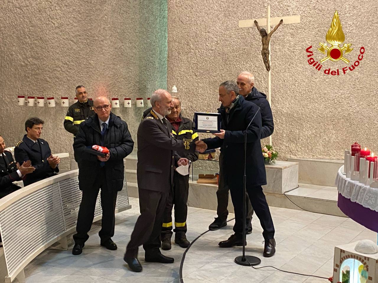 Vigili del fuoco Varese - Celebrazioni Santa Barbara