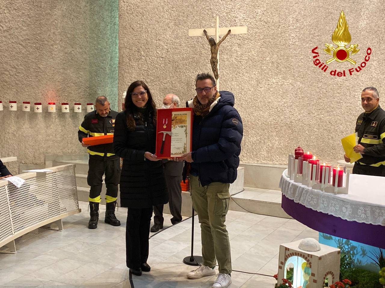 Vigili del fuoco Varese - Celebrazioni Santa Barbara