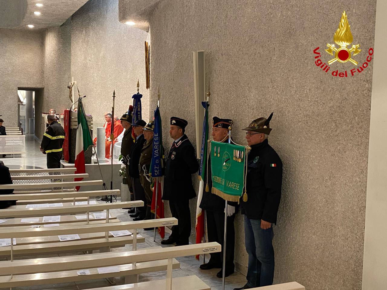 Vigili del fuoco Varese - Celebrazioni Santa Barbara