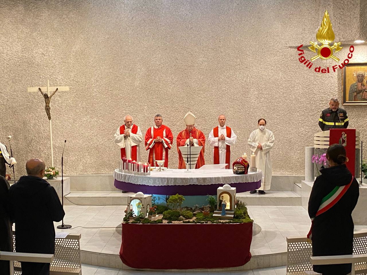 Vigili del fuoco Varese - Celebrazioni Santa Barbara