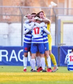 BUSTO ARSIZIO PRO PATRIA SAN GIULIANO CALCIO NELLA FOTO FINE PARTITA