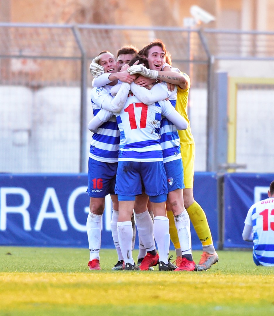BUSTO ARSIZIO PRO PATRIA SAN GIULIANO CALCIO NELLA FOTO FINE PARTITA