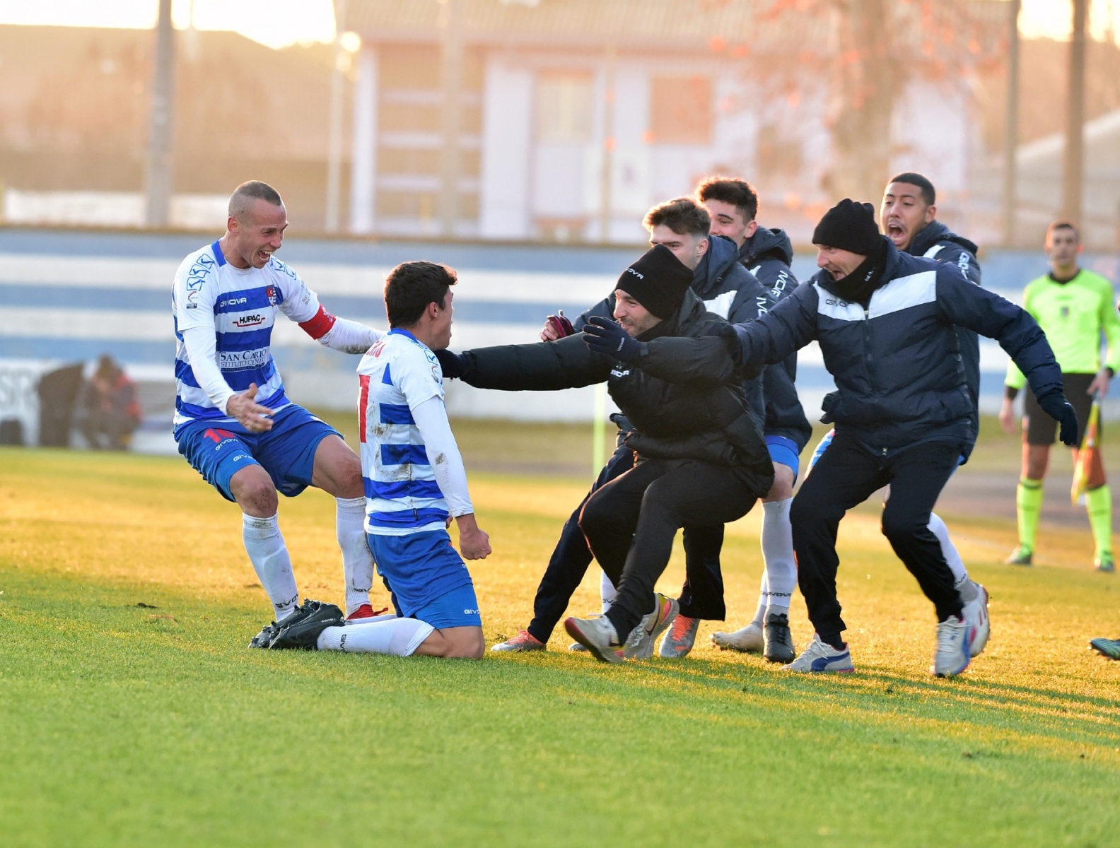 BUSTO ARSIZIO PRO PATRIA SAN GIULIANO CALCIO NELLA FOTO ESULTANZA CITTERIO