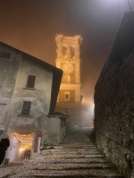 Sacro Monte nebbia