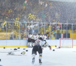 VARESE. HOCKEY. COPPA ITALIA. FINALS FOUR. FINALE HCMV VARESE HOCKEY - SV KALTERN ROTHOBLASS CALDARO NELLA FOTO FINALE FESTEGGIAMENTI
