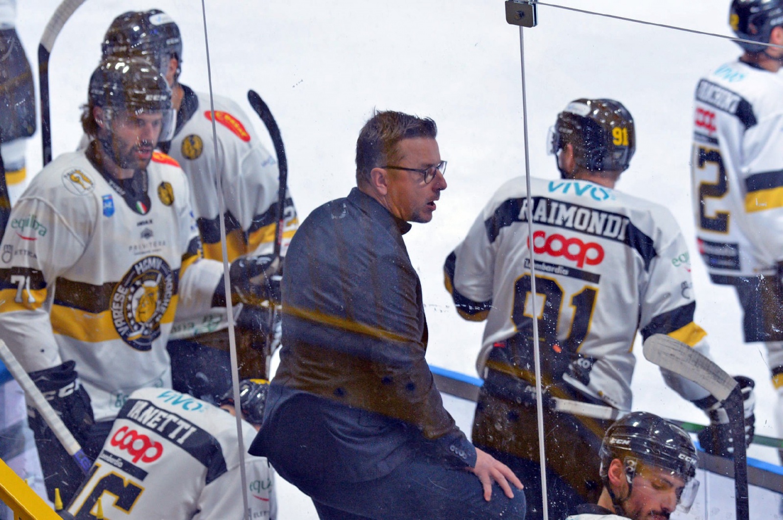 VARESE. HOCKEY. COPPA ITALIA. FINALS FOUR. FINALE HCMV VARESE HOCKEY - SV KALTERN ROTHOBLASS CALDARO NELLA FOTO DEVEZE