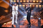 Italian duo Colapesce (R) and Dimartino (L) performs on stage at the Ariston theatre during the 73rd Sanremo Italian Song Festival, in Sanremo, Italy, 11 February 2023. The music festival will run from 07 to 11 February 2023. ANSA/ETTORE FERRARI