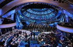 The stage of the Ariston theatre during the 73rd Sanremo Italian Song Festival, in Sanremo, Italy, 11 February 2023. The music festival will run from 07 to 11 February 2023. ANSA/ETTORE FERRARI