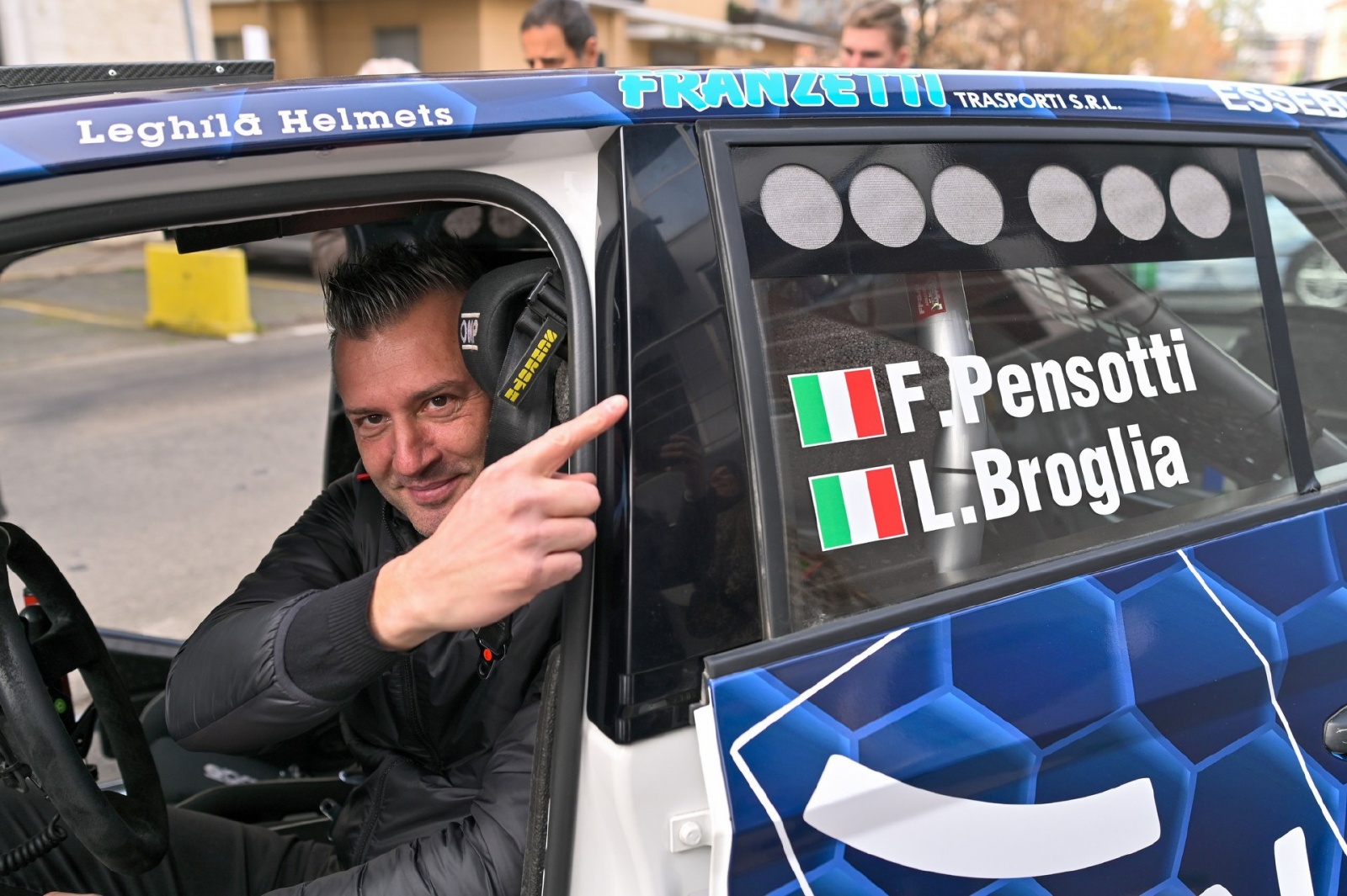 VARESE PRESENTAZIONE MACCHINA RALLY PREALPINA 2023 NELLA FOTO PENSOTTI