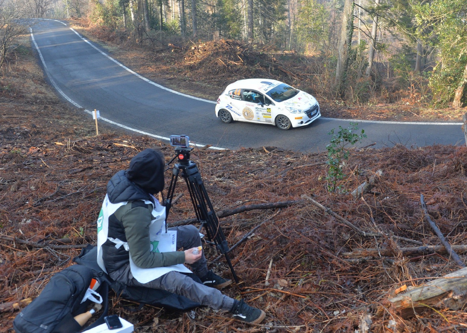 VARESE. PROVA SPECIALE SETTE TERMINI RALLY DEI LAGHI 2023 NELLA FOTO