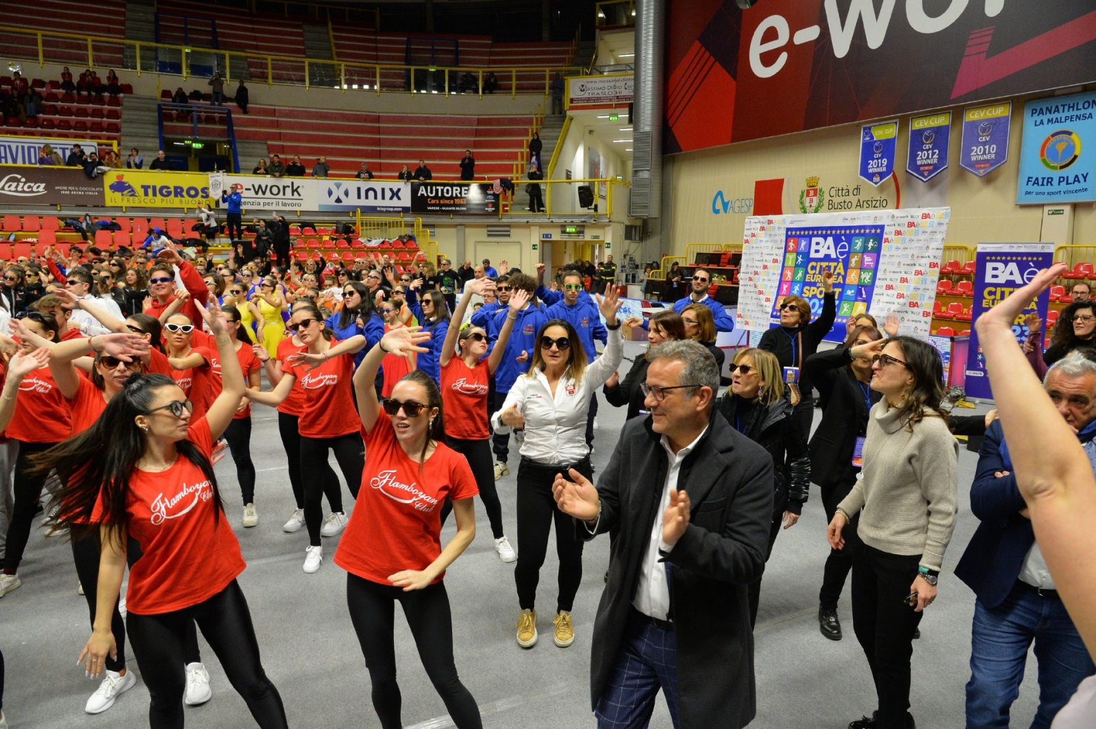 BUSTO ARSIZIO CERIMONIA DI APERTURA BUSTO CITTAÕ EUROPEA DELLO SPORT