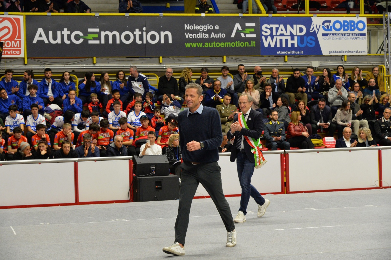 BUSTO ARSIZIO CERIMONIA DI APERTURA BUSTO CITTAÕ EUROPEA DELLO SPORT PELLIZZARI