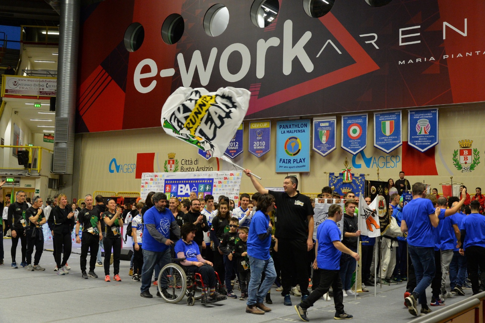 BUSTO ARSIZIO CERIMONIA DI APERTURA BUSTO CITTAÕ EUROPEA DELLO SPORT