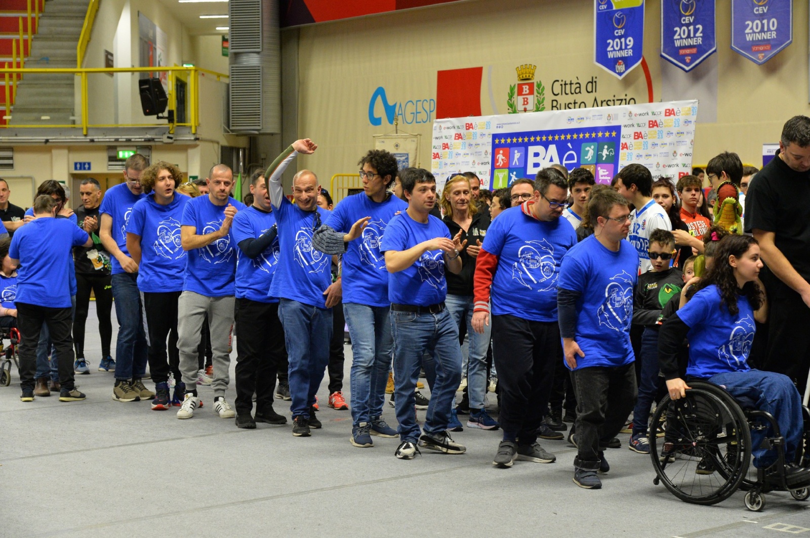 BUSTO ARSIZIO CERIMONIA DI APERTURA BUSTO CITTAÕ EUROPEA DELLO SPORT