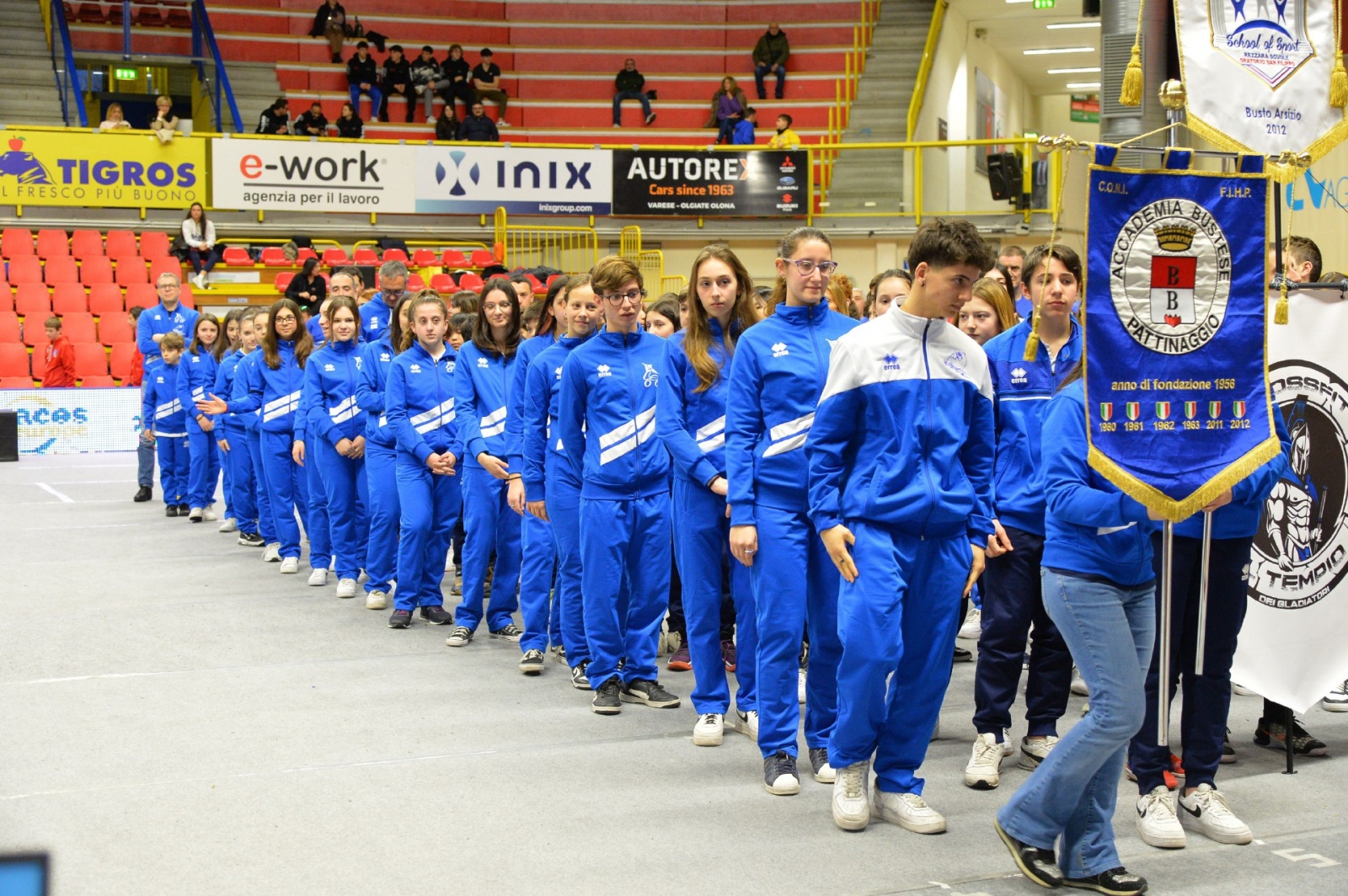 BUSTO ARSIZIO CERIMONIA DI APERTURA BUSTO CITTAÕ EUROPEA DELLO SPORT