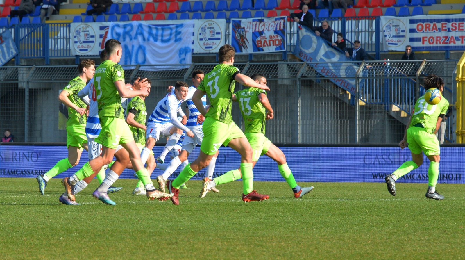 BUSTO ARSIZIO PRO PATRIA PRO SESTO CALCIO NELLA FOTO STANZANI IL SUO GOL