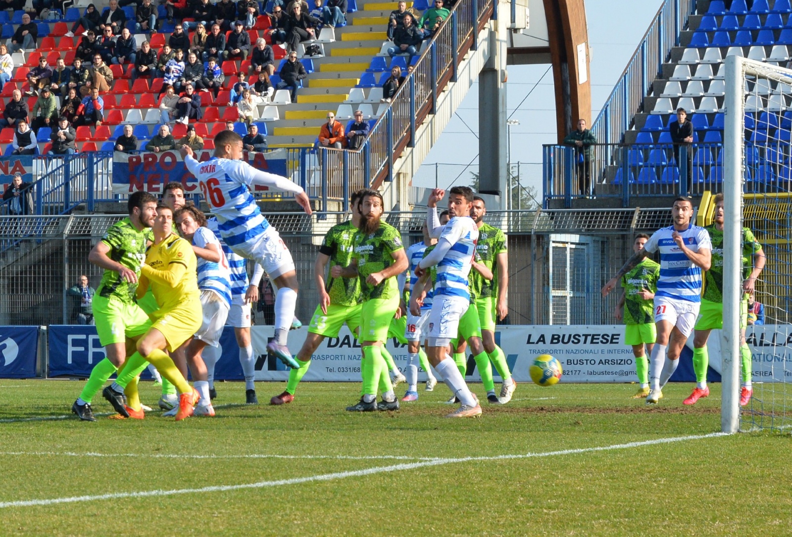 BUSTO ARSIZIO PRO PATRIA PRO SESTO CALCIO NELLA FOTO CHAKIR PALO