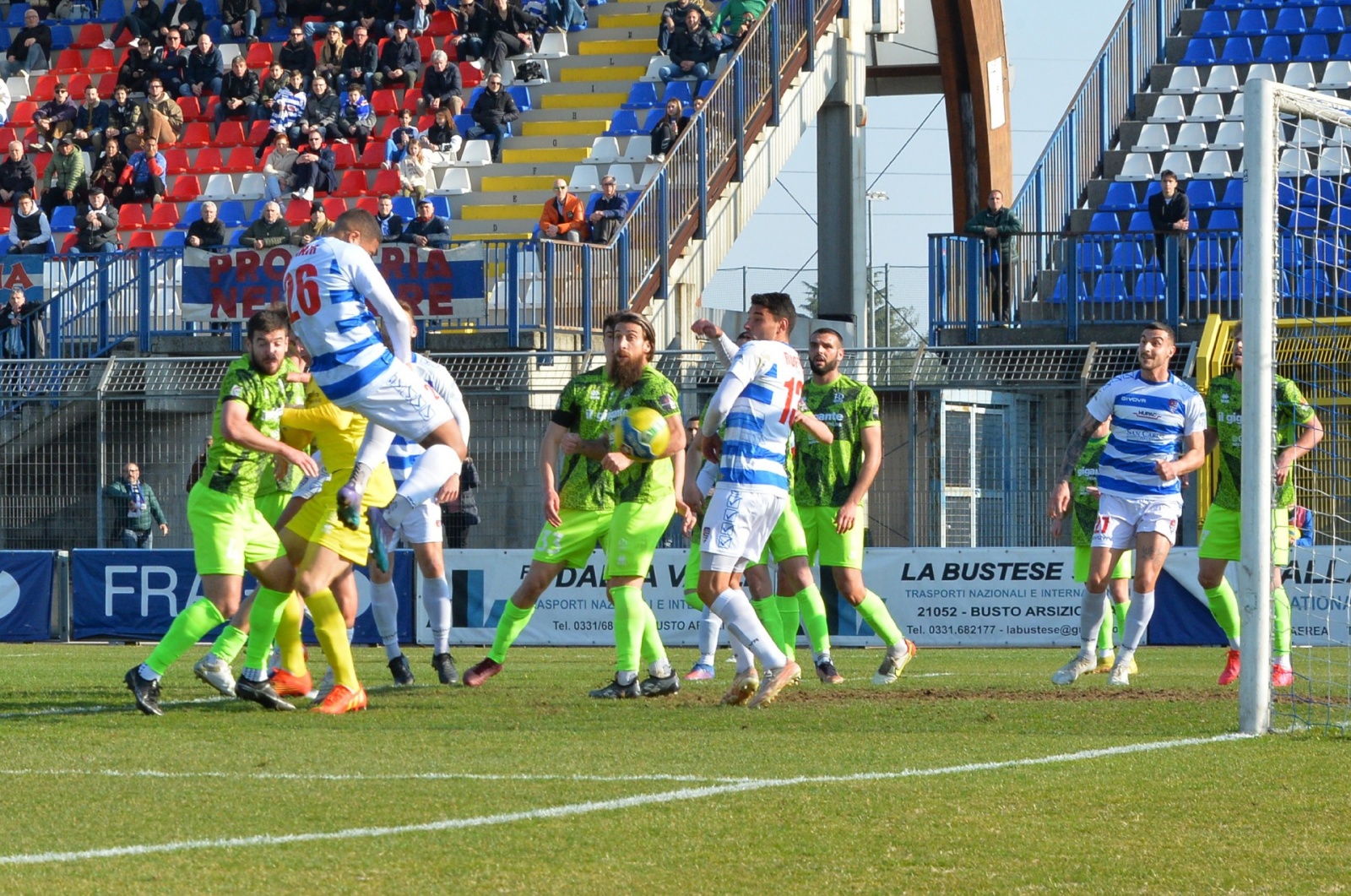BUSTO ARSIZIO PRO PATRIA PRO SESTO CALCIO NELLA FOTO CHAKIR PALO