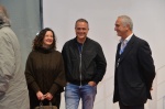 BUSTO ARSIZIO. BAFF 2023. ALCUNI DEI PROTAGONISTI DELLA SERIE ÒMARE FUORIÓ OSPITI DELLA SERATA INCONTRANO IL PUBBLICO NELLA FOTO MANUELA MAFFIOLI E MARCO REGUZZONI