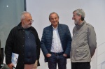 BUSTO ARSIZIO. BAFF 2023. ALCUNI DEI PROTAGONISTI DELLA SERIE ÒMARE FUORIÓ OSPITI DELLA SERATA INCONTRANO IL PUBBLICO NELLA FOTO STEVE DELLA CASA, EMANUELE ANTONELLI E TOSI