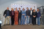 BUSTO ARSIZIO. BAFF 2023. ALCUNI DEI PROTAGONISTI DELLA SERIE ÒMARE FUORIÓ OSPITI DELLA SERATA INCONTRANO IL PUBBLICO NELLA FOTO LUCREZIA GUIDONE, DOMENICO CUOMO, VINCENZO FERRERA E CLARA SOCCINI CON STEVE DELLA CASA, PAOLA POLI, EMANUELE ANTONELLI, MANUE