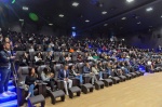 BUSTO ARSIZIO. BAFF 2023. ALCUNI DEI PROTAGONISTI DELLA SERIE “MARE FUORI” OSPITI DELLA SERATA INCONTRANO IL PUBBLICO NELLA FOTO PUBBLICO IN SALA