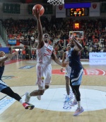 VARESE. BASKET LBA. OPENJOBMETIS VARESE-HAPPY CASA BRINDISI NELLA FOTO JOHNSON