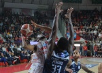VARESE. BASKET LBA. OPENJOBMETIS VARESE-HAPPY CASA BRINDISI NELLA FOTO BROWN