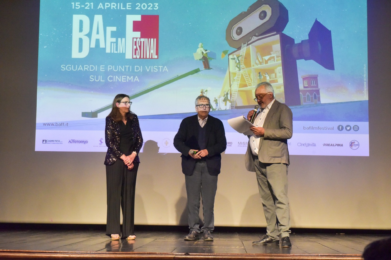 BUSTO ARSIZIO SERATA FINALE BAFF 2023 CINEMA LUX NELLA FOTO MARCO BELLOCCHIO