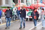 VARESE MANIFESTAZIONE PRIMO MAGGIO NELLA FOTO STEFANIA FILETTI, GALIMBERTI DAVIDE, TANIA SCACCHETTI